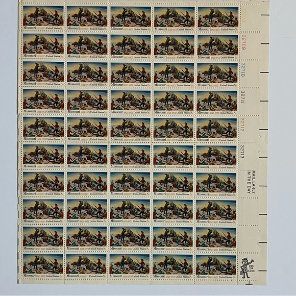 Missouri Stamps 1821 - 1971 US SCOTT 1426 Full Sheet Of 50 8 Cent MNH Vintage - Picture 1 of 12